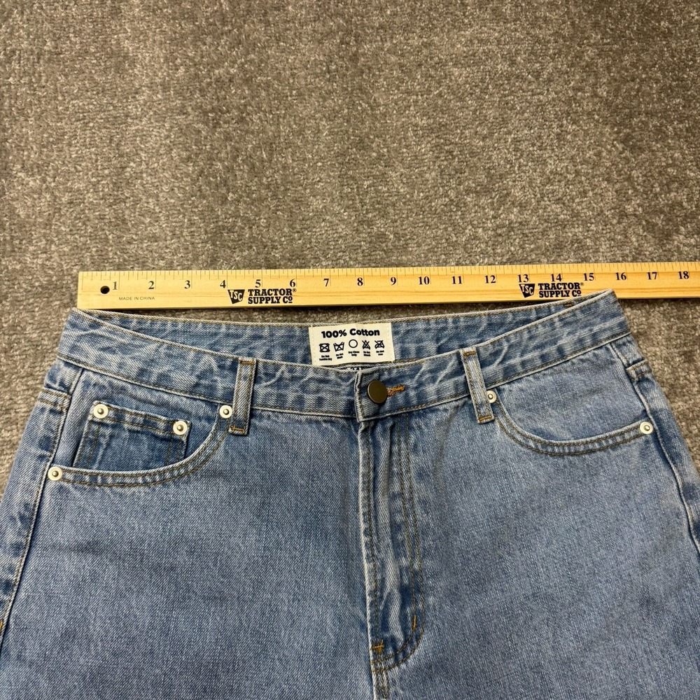U by Kotex Maximalism Denim Jeans Embroidered Clear Pocket Promotional Size 34 - Picture 7 of 11